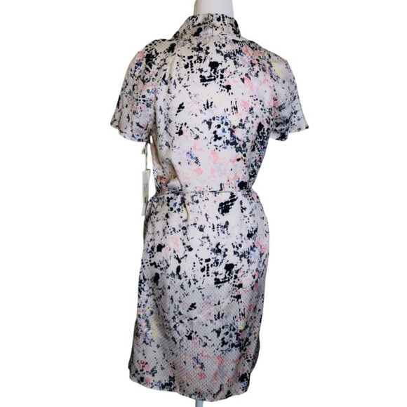 NWT COREY LYNN CALTER Silk Multicolored Printed Mini Cocktail Dress Size:2 - Picture 2 of 16